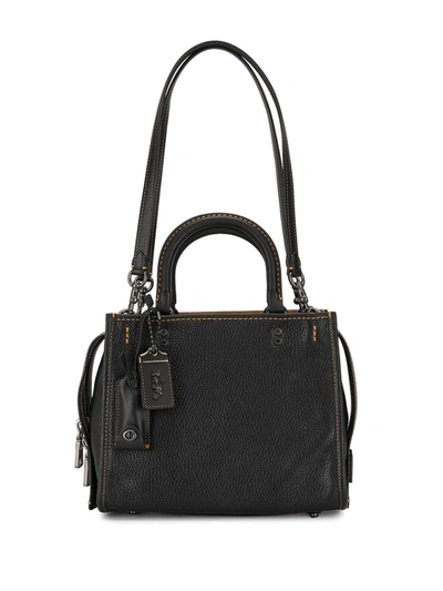 Coach Rogue 25 Tote Bag In Black