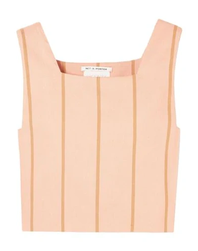Lucy Folk Tops In Light Pink