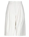 Nude Woman Pants Ivory Size 4 Polyurethane, Viscose In White