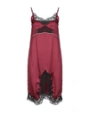 PINKO PINKO WOMAN MIDI DRESS BURGUNDY SIZE 6 SILK,15080626JT 2