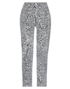 Frame Denim Le Skinny Jeans Noir Multi Animal Print Denim In Multicolor In Grey