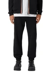 BURBERRY BARNS ICON STRIPE ORGANIC COTTON JOGGERS,8033395