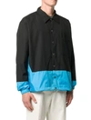 Ambush Two-tone Buttoned Jacket In Black