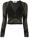 WOLFORD X ADIDAS STUDIO MOTION CROP TOP