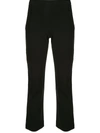 VINCE HIGH-WAISTED CROPPED TROUSERS