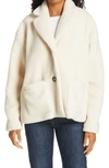 ATM ANTHONY THOMAS MELILLO HIGH-PILE FLEECE JACKET,AW1893-NAW