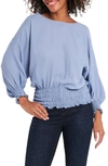 VINCE CAMUTO SMOCKED WAIST DOLMAN SLEEVE TOP,9150690