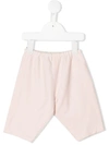 Bonpoint Ribbed Slip-on Trousers In Pink
