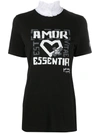 DOLCE & GABBANA AMOR ESSENTIA PRINT T-SHIRT