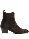 CLOSED LOW-HEEL ANKLE BOOTS