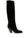 BUTTERO SUEDE KNEE HIGH BOOTS