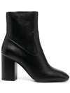 MICHAEL MICHAEL KORS HEELED LEATHER ANKLE BOOTS