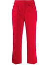 VICTORIA BECKHAM CROPPED TAILORED TROUSERS