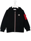MONCLER LOGO-PATCH HOODED TRACKSUIT