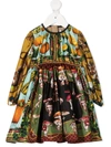 DOLCE & GABBANA GRAPHIC-PRINT DRESS