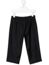 Gucci Web Stripe Wool Trousers In Blue