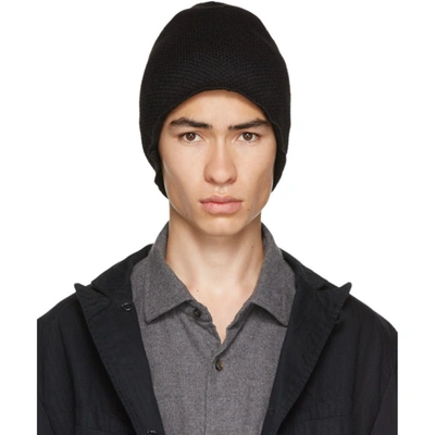 Engineered Garments 黑色针织毛线帽 In Mp017 Black