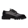 GIVENCHY GIVENCHY BLACK COMBAT SAFETY PIN DERBYS