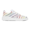 GIVENCHY WHITE CHAIN RAINBOW WING LOW SNEAKERS