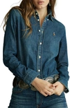 Polo Ralph Lauren Denim Button-down Shirt In Blaine Wash