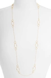 MARCO BICEGO MARCO BICEGO MARRAKECH ONDE 18K YELLOW GOLD LINK NECKLACE,CG793 Y