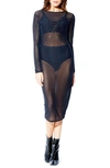 Hauty Special Agent Al Lover Sheer Dress Lingerie In Black