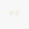 ANNI LU GOLD-PLATED SWELL PEARL HOOP EARRINGS,202304515971399