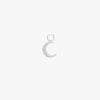 ROXANNE FIRST 14K WHITE GOLD DIAMOND MOON CHARM,EDDCMDWG15112586