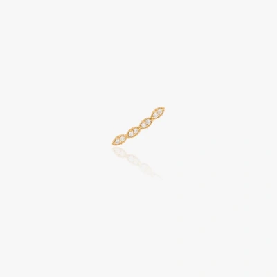 Kimai 18kt Yellow Gold Dame Diamond Earring