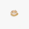 SPINELLI KILCOLLIN 18K YELLOW AND ROSE GOLD VEGA DIAMOND LINKED RINGS,SG18RG4MMXPWDYD15413284