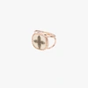 Pascale Monvoisin 9ct Rose Gold Bowie N 2 Diamond And Bakelite Ring In White Rose Gold