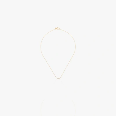SOPHIE BILLE BRAHE 18K YELLOW GOLD LUNE DIAMOND NECKLACE,NL11LUNWH15366536