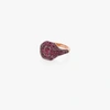 Shay 18kt Rose Gold Pavé Ruby Pinky Ring In Rose Gold