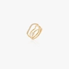 KIMAI 18K YELLOW GOLD TRIO DIAMOND STACK RING,STREAM15394318