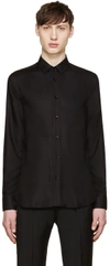 Saint Laurent Classic Casual Shirt In Nero