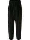 DOLCE & GABBANA CORDUROY TAPERED TROUSERS