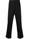 NEIL BARRETT CROPPED STRAIGHT-LEG TROUSERS