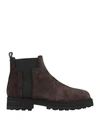 Tod's Ankle Boots In Cocoa