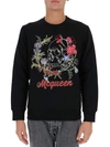 ALEXANDER MCQUEEN ALEXANDER MCQUEEN DECONSTRUCTED FLORAL SKULL SWEATSHIRT