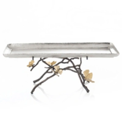 MICHAEL ARAM BUTTERFLY GINGKO FOOTED CENTERPIECE TRAY