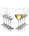 RIEDEL VINUM CHARDONNAY & CHABLIS WINE GLASSES 8 PIECE VALUE SET