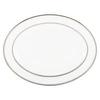 KATE SPADE KATES SPADE NEW YORK LIBRARY LANE PLATINUM OVAL PLATTER