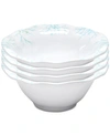 Q Squared Captiva 4-pc. Melamine 6.5" Cereal Bowl Set