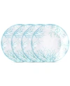 Q Squared Captiva 4-pc. Melamine 10.5" Dinner Plate Set