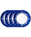 Q Squared Portsmouth 4-pc. Melamine 10.5" Dinner Plate Set