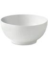 Royal Copenhagen White Fluted Large 9.5" Serving Bowl In White