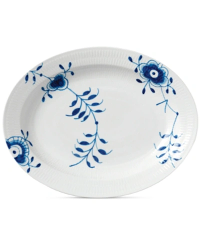 ROYAL COPENHAGEN BLUE FLUTED MEGA LARGE OVAL PLATTER