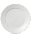Royal Copenhagen White Fluted Plain Dinner Plate In White