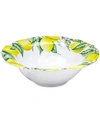 Q SQUARED LIMONATA MELAMINE 12" SERVING BOWL