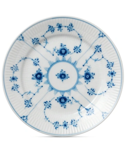 Royal Copenhagen Blue Fluted Plain Dessert Plate In Multi